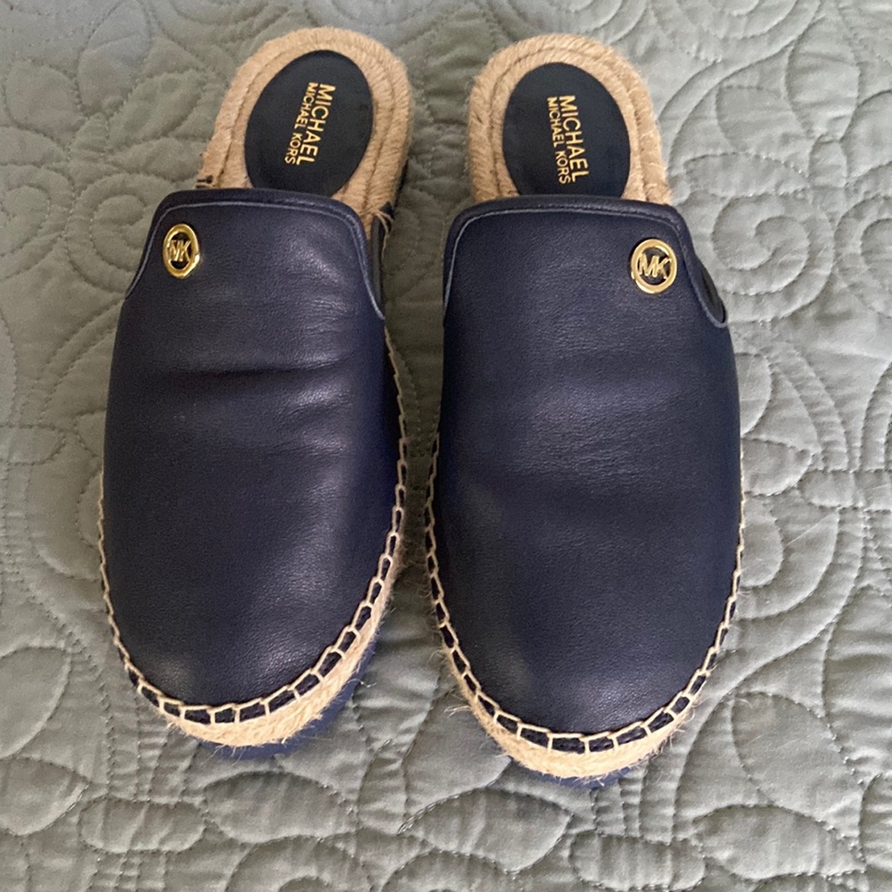 Slip on navy Micheal Kors shoes